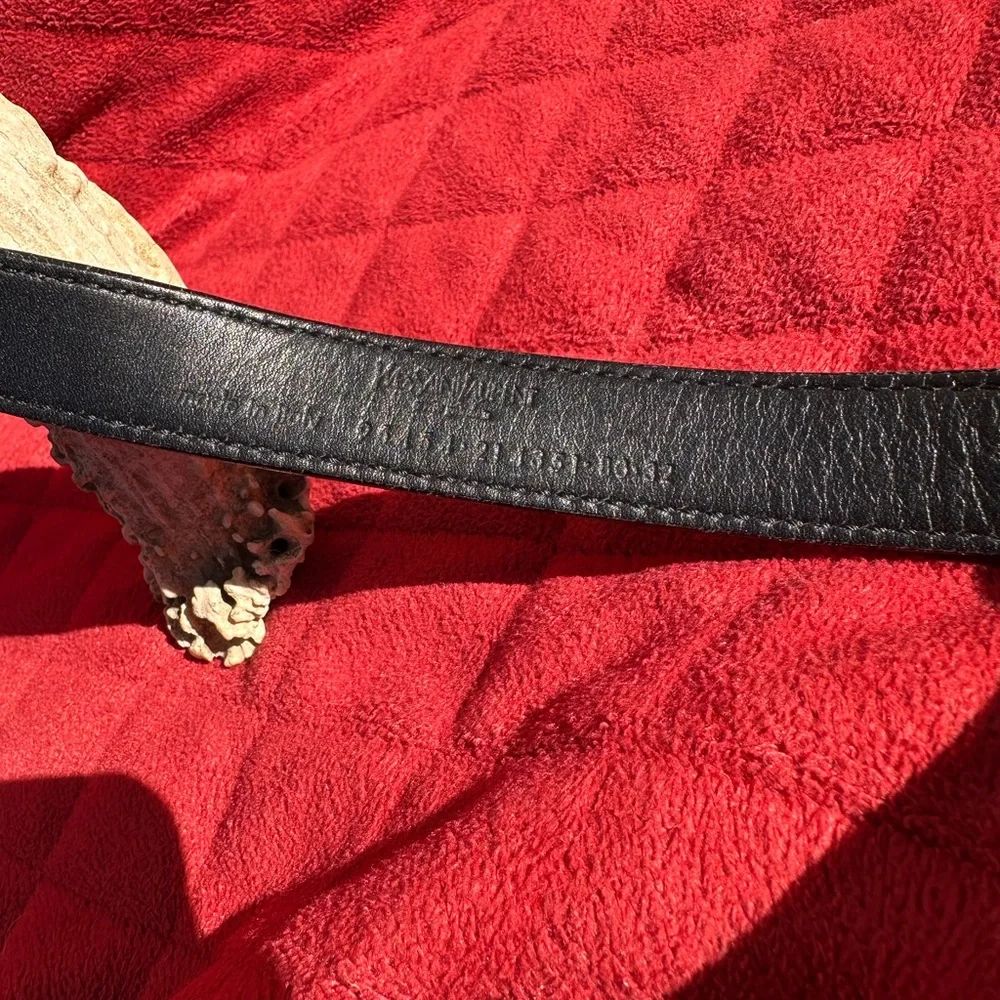 YVES SAINT LAURENT MOMBASA BELT NATURAL DEER HORN TRIBUTE 2003 TOM FORD RUNWAY - Picture 3 of 6